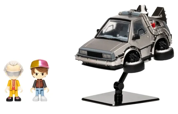 Zurück in die Zukunft II Q-Village Fahrzeug mit Minifiguren Time Machine Part 2