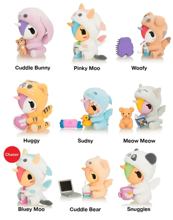 Unicorno Blind Box Figuren Sortiment Cozy Unicorno 7 cm (8)