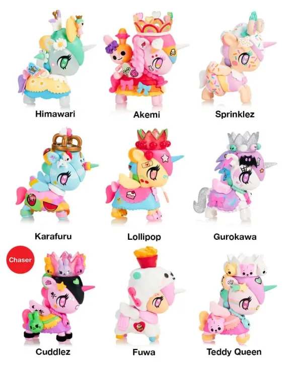 Unicorno Blind Box Figuren Sortiment Harajuku Princess 7 cm (8)