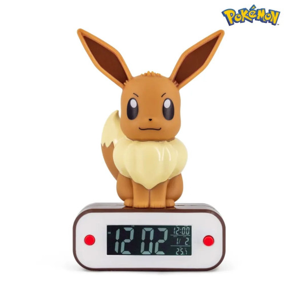 Pokémon Wecker mit Leuchtfunktion Eevee 18 cm