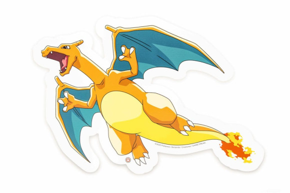 Pokémon LED Wandleuchte Glurak 30 cm