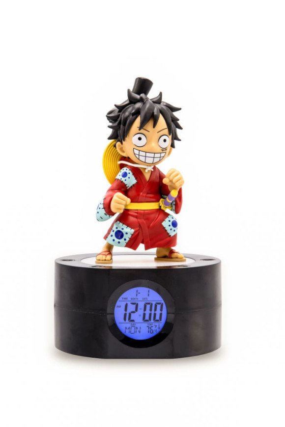 One Piece Wecker mit Leuchtfunktion Ruffy 18 cm