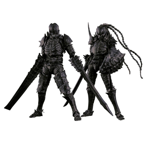 ABARA Actionfiguren Black Gaunas Kudou Denji & Nayuta Set