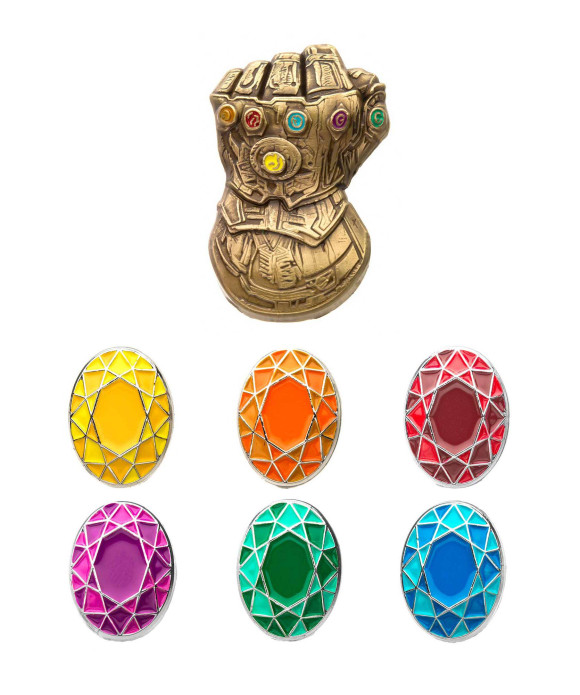 Marvel Infinity Gauntlet Ansteck-Pin 5er-Pack