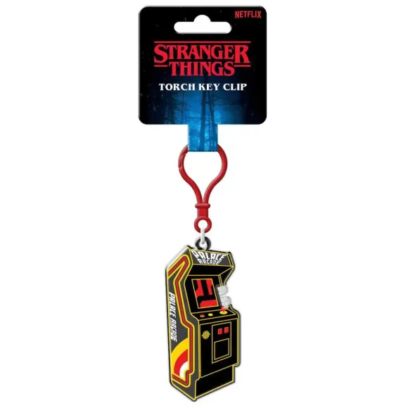 Stranger Things Torch Key Clip Schlüsselanhänger Arcade Unit 