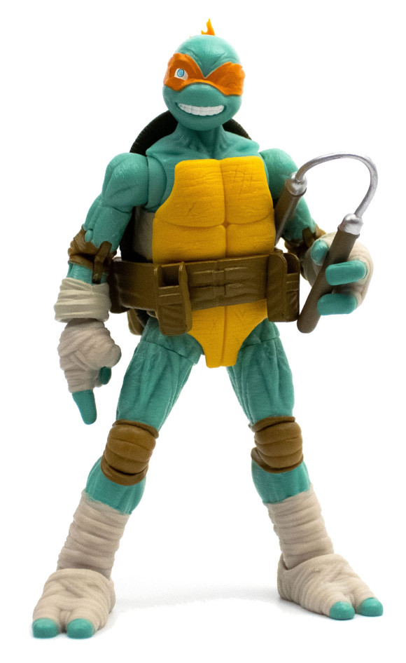 Teenage Mutant Ninja Turtles BST AXN Actionfigur Michelangelo (IDW Comics) 13 cm