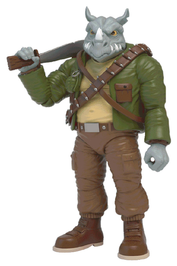 Teenage Mutant Ninja Turtles BST AXN Actionfigur Rocksteady 13 cm