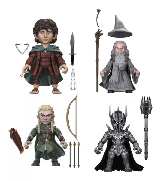 Herr der Ringe Wave 1 Action Vinyls Minifiguren 8 cm Display