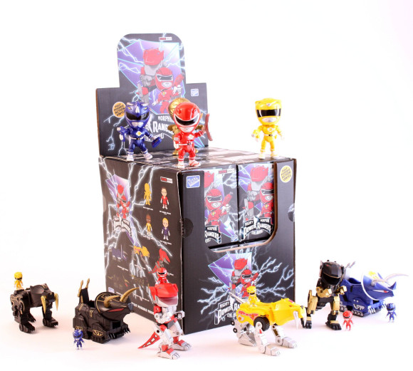 Power Rangers Wave 2 Action Vinyl Minifiguren 8 cm Display