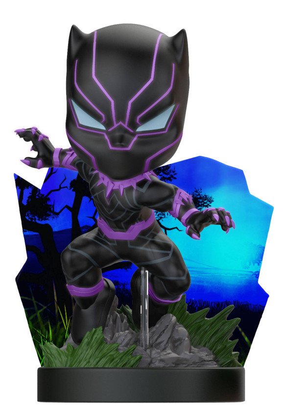 Marvel Superama Mini-Diorama Black Panther (Kinetic Energy) SDCC Exclusive 10 cm