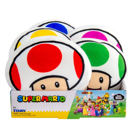 Super Mario Mocchi-Mocchi Plüschfiguren Set Toad 15 cm Sortiment (5)