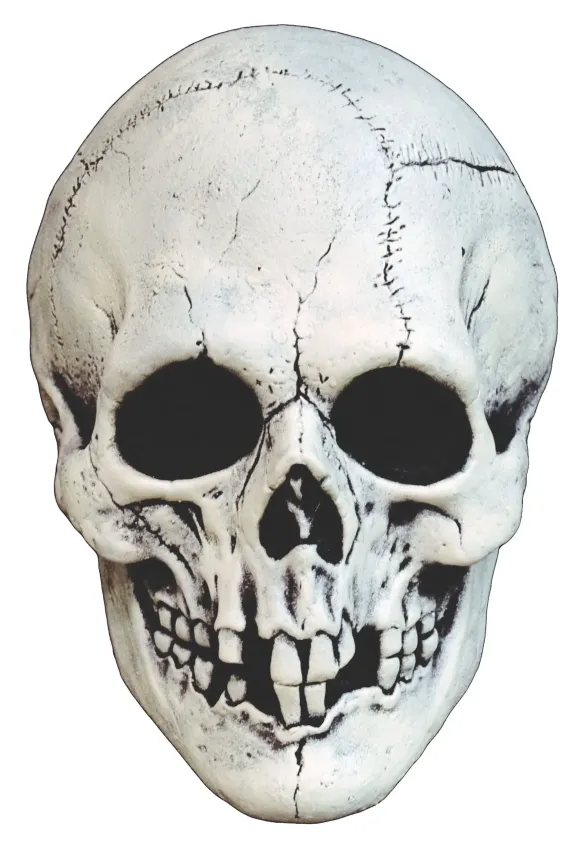 Mabry Monsters Maske Night Owl Skull White