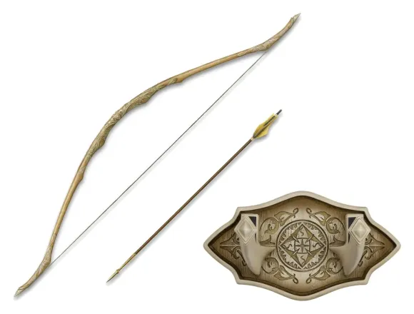 Herr der Ringe Replik 1/1 Legolas Lothlorien Bogen mit Pfeil 97 cm 