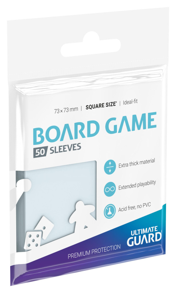 Ultimate Guard Board Game Sleeves (50) - Square