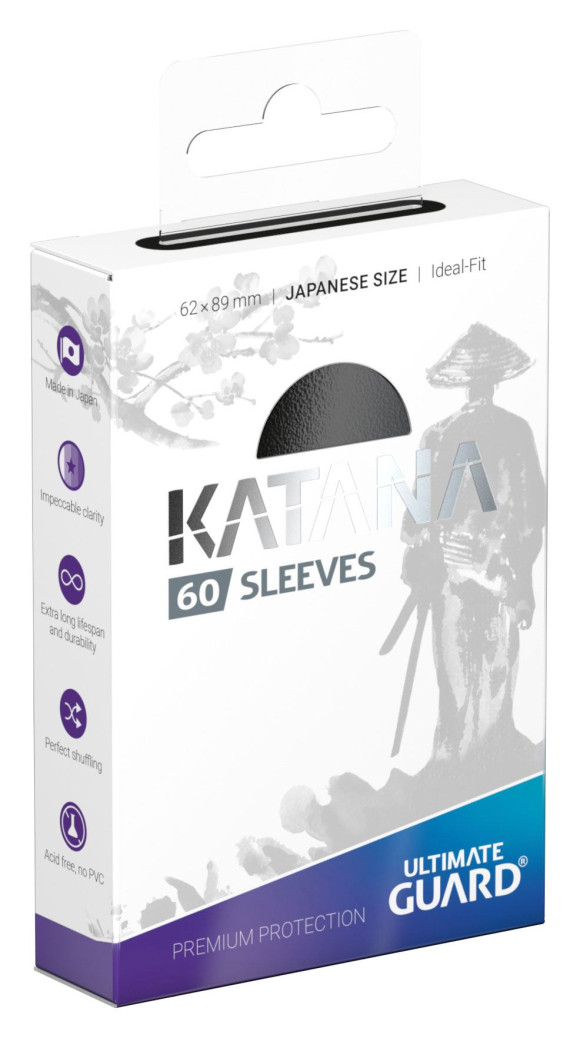 Ultimate Guard Katana Sleeves Japanische Größe Schwarz (60)