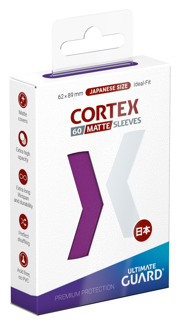 Ultimate Guard Cortex Sleeves Japanese Size Matte Lila (60)