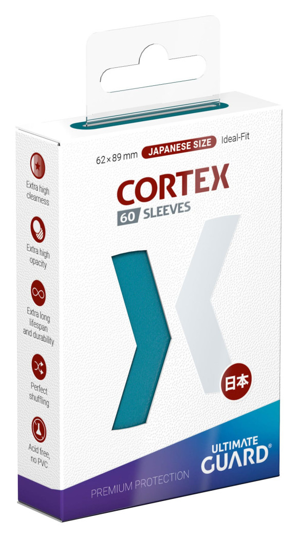 Ultimate Guard Cortex Sleeves Japanese Size Petrol (60)