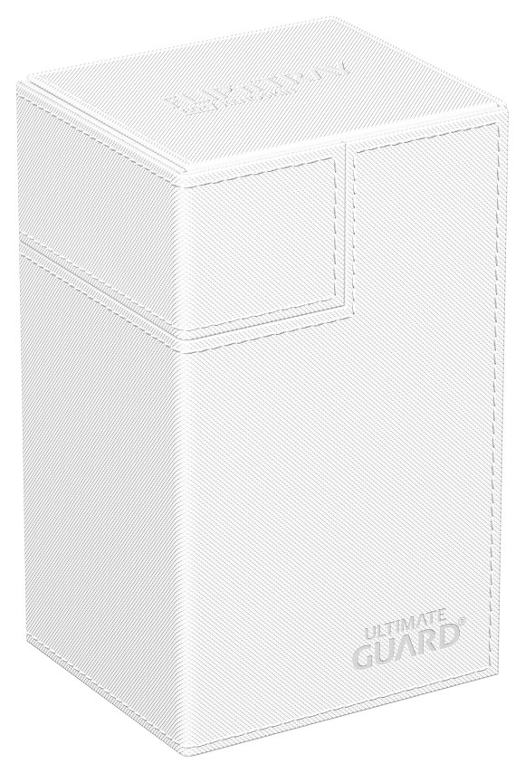 Ultimate Guard Flip`n`Tray 80+ XenoSkin Monocolor Weiß