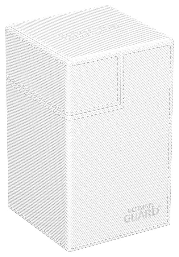 Ultimate Guard Flip`n`Tray 100+ XenoSkin Monocolor Weiß