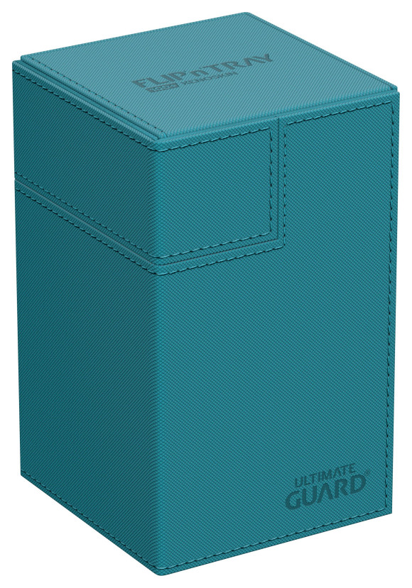 Ultimate Guard Flip`n`Tray 100+ XenoSkin Monocolor Petrolblau