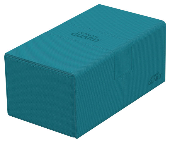Ultimate Guard Twin Flip`n`Tray 200+ XenoSkin Monocolor Petrolblau