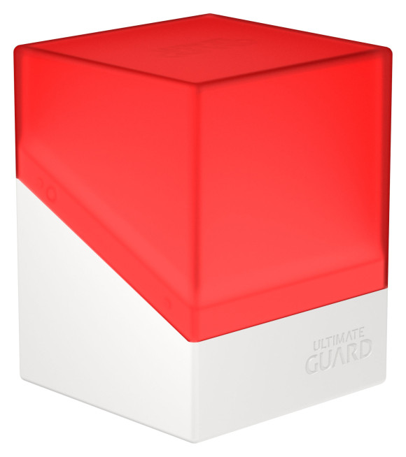 Ultimate Guard Boulder Deck Case 100+ SYNERGY Rot/Weiß