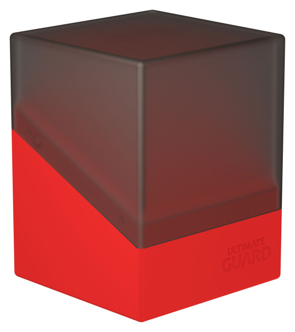 Ultimate Guard Boulder Deck Case 100+ SYNERGY Schwarz/Rot