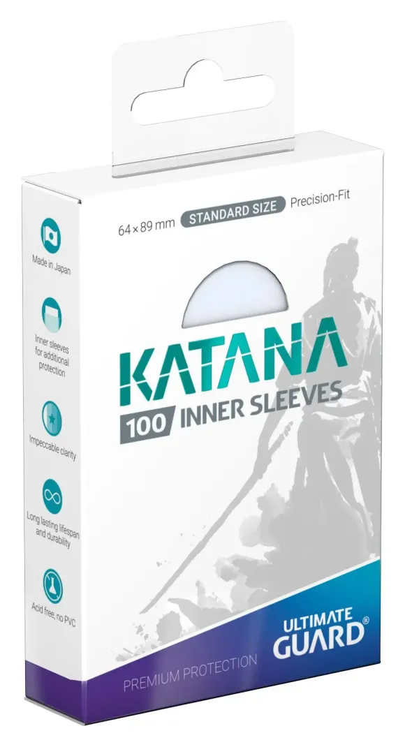 Ultimate Guard Katana Inner Sleeves Standardgröße Transparent (100)