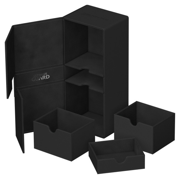 Ultimate Guard Twin Flip`n`Tray 266+ Xenoskin Schwarz