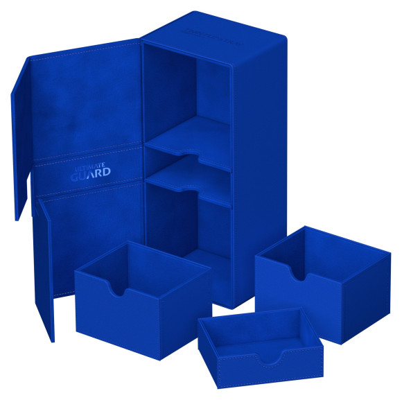 Ultimate Guard Twin Flip`n`Tray 266+ Xenoskin Blau