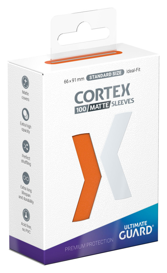 Ultimate Guard Cortex Sleeves Standardgröße Matt-Orange (100)