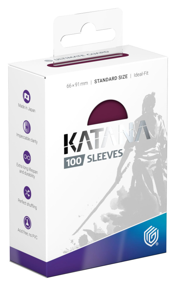 Ultimate Guard Katana Sleeves Standardgröße Radiant Plum (100)