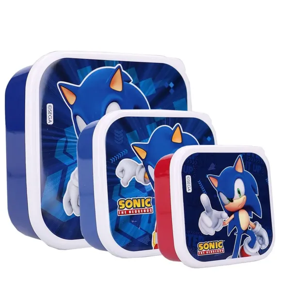 Sonic the Hedgehog Snackbox Set Sonic Fresh Bites