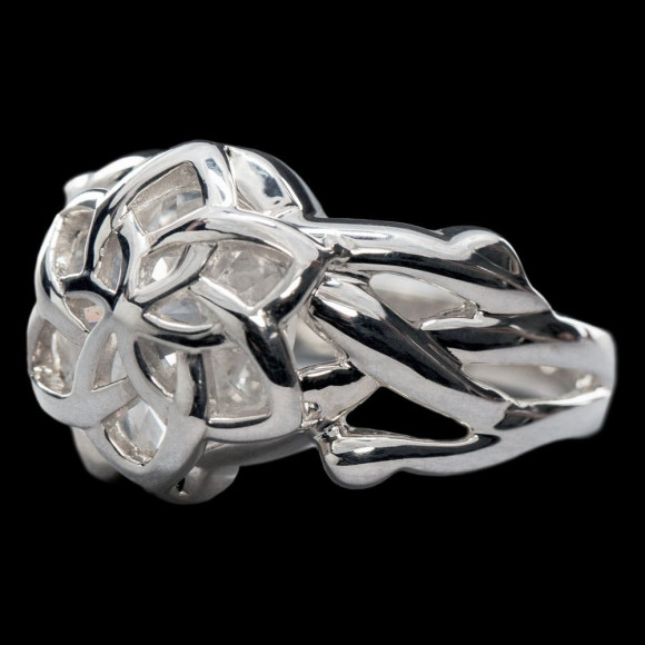 Herr der Ringe Nenya Galadriel's Ring (Sterling Silber) Größe 7.25