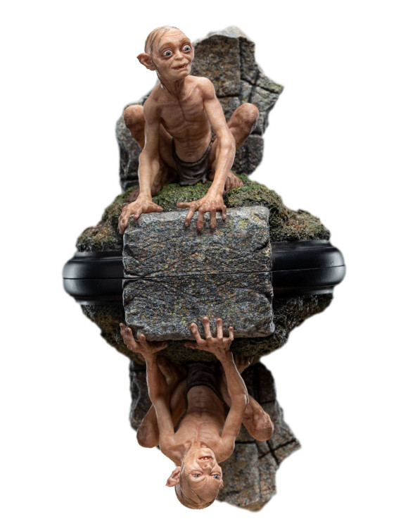 Herr der Ringe Mini Statuen Gollum & Sméagol in Ithilien 11 cm