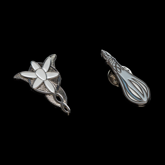 Herr der Ringe Ansteck-Pin Doppelpack Evenstar & Galadriel's Phial