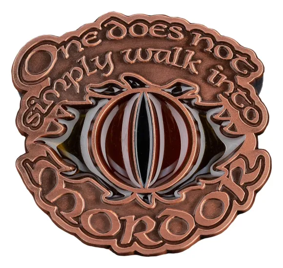 Herr der Ringe Ansteck-Pin One Does Not Simply Walk Into Mordor 4 cm 