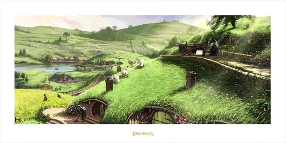 Herr der Ringe Kunstdruck Disturber of the Peace 59 x 30 cm