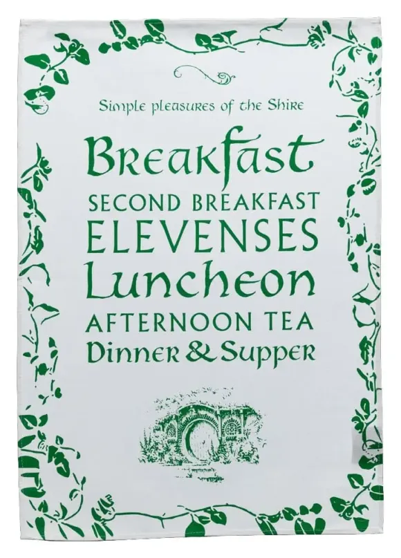 Herr der Ringe Geschirrtuch Simple Pleasures of the Shire 72 cm 