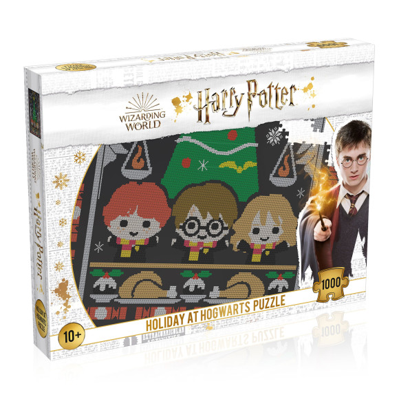 Harry Potter Puzzle Christmas Jumper 1 - Holiday at Hogwarts (1000 Teile)