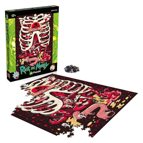 Rick and Morty Puzzle Anatomy Park (1000 Teile)