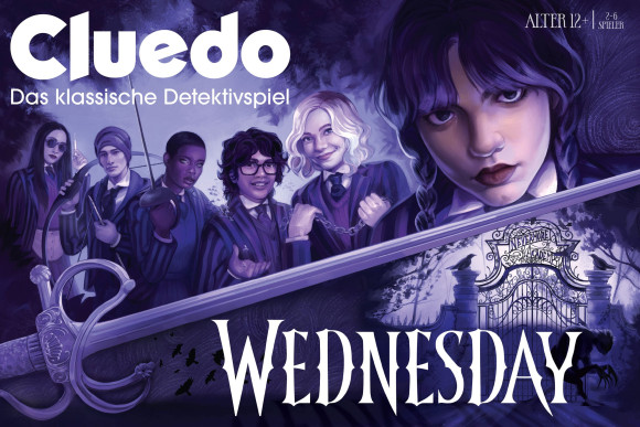 Wednesday Brettspiel Cluedo *Deutsche Version*