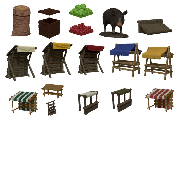 WizKids Dungeon Dressings: Merchant's Row