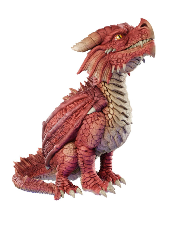 D&D Replicas of the Realms Life-Size Schaumgummi-Figur Red Dragon Wyrmling 73 cm