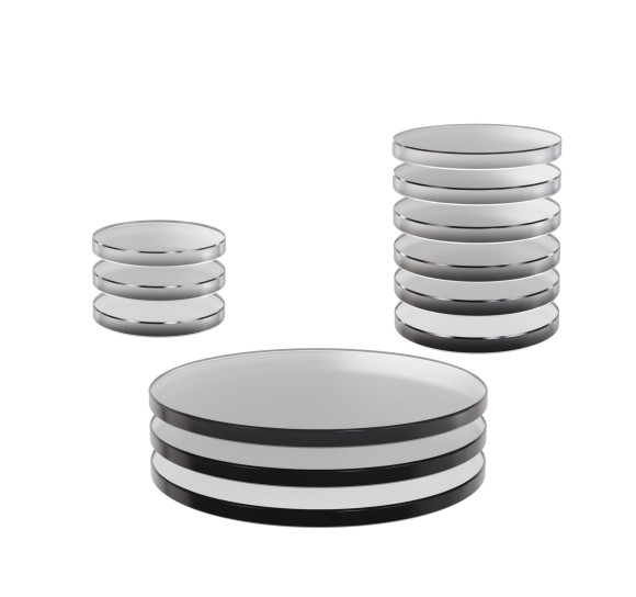 WizKids Deep Cuts Bases für Miniaturen 12er-Pack durchsichtig