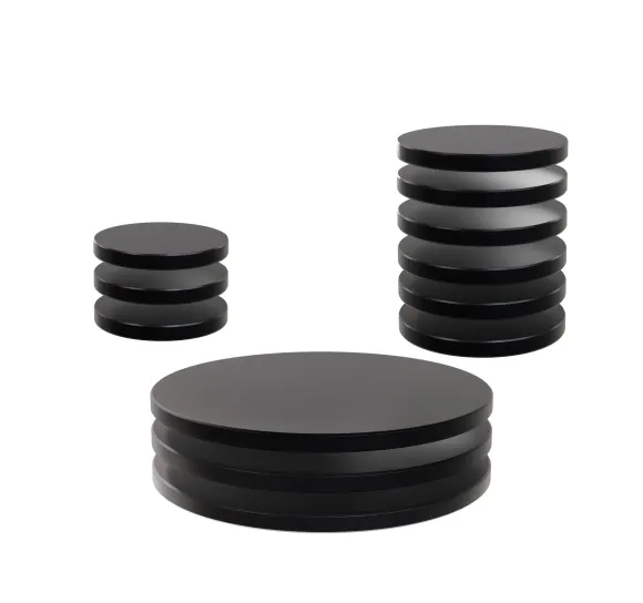 WizKids Deep Cuts Bases für Miniaturen 12er-Pack schwarz