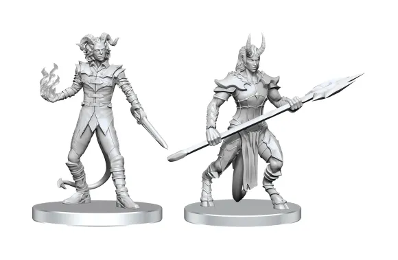 Pathfinder Deep Cuts Miniaturen unbemalt Vordine (Infantry Devil) & Pitborn Rogue
