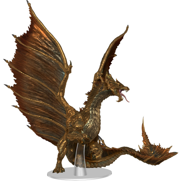 D&D Icons of the Realms Statue Adult Brass Dragon 30 cm