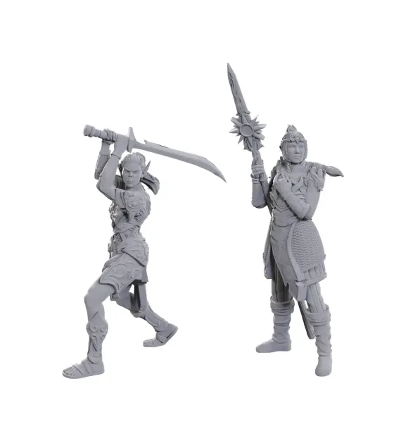 D&D Nolzur's Marvelous Miniatures Miniatur unbemalt Lae'zel & Shadowheart