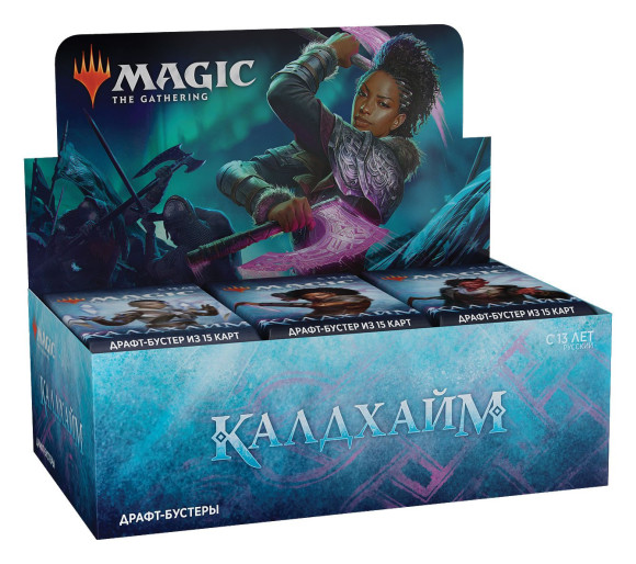 Magic the Gathering Kaldheim Draft-Booster Display (36) russisch